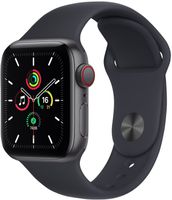 Apple Watch SE LTE Space Grey Aluminium 40mm Sportovní řemínek Black MKR23FD/A