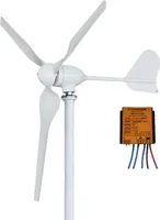 Veterný generátor, výkon 5000 W, nízka hlučnosť, 48 V, 3 lopatky, s regulátorom MPPT