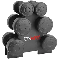 OnWay Fitness Hantel Training Set mit Hantelständer OW1108S