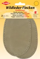 KLEIBER Wildleder-Aufnähflecken 100 x 125 mm dunkelbraun 2 Stück