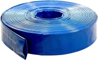 50 m 1 1/2 Zoll PVC Flachschlauch | 2 bar | Wasserschlauch | Pumpenschlauch | Schlauch für Garten | für Pumpen | Wasserpumpenschlauch | Bauschlauch
