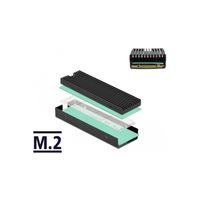 DeLOCK Kühlkörper für M.2 SSD 2280    bk  18353