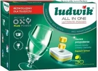 Ludwik All In One Lemon Tabletki do Zmywarki, 30 sztuk