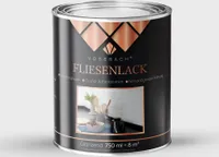 VOSSBACH Premium Fliesenlack 750 ml Dose Weiß Glänzend Fliesenfarbe Decke Wand Fliesen Farbe Lack