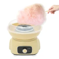 Candyfloss maker set 500W 3 sekundy rychlý ohřev žlutá pro děti rodinná párty
