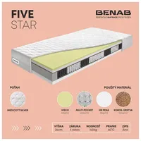 Benab Five Star Matrac 140 x 200 cm