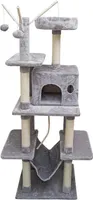 Kratzbaum Katzenbaum Katzenkratzbaum 155 cm Kletterbaum Spielbaum Grau
