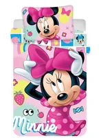 JERRY FABRICS Pościel do łóżeczka Minnie sweet baby Bawełna, 100/135, 40/60 cm