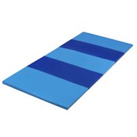 PLUFSIG Blau-blaue faltbare Gymnastikmatte, 78x185 cm IKEA