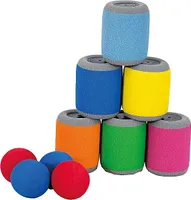2GETHER Dosenwurfspiel Soft Eco Dosen werfen Party Set Spiel