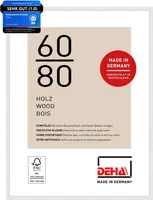 DEHA Design Holz Bilderrahmen Fontana, 60x80 cm, Weiß