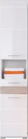 trendteam Bad Hochschrank Mezzo Weiß/Weiß Hochglanz 37 x 182 x 31 cm