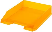herlitz Ablagekorb - DIN A4 bis DIN C4 - orange transluzent