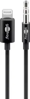 GOOBAY Audio kabel Lightning - stereo jack 3,5mm, 1m, černý (11.92.8140)