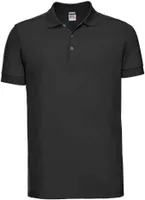 Russell - Pánske elastické polo tričko PC5450 (M) (čierne)