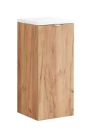 Badezimmerschrank Stehend 80 Cm Eiche Craft Gold Mdf