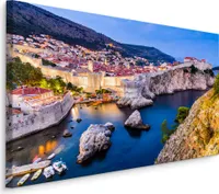 Fabelhafte Canvas LEINWAND BILDER 100x70 cm XXL Kunstdruck Dubrovnik Croatien Stadt