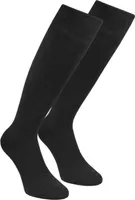2 Paar Thermo-Kniestrümpfe mit Innenfrottee 80% Baumwolle schwarz Gr. 39/42