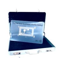 1 Stk. transparente, exclusive, digitale NFC-Ntag213 Business Card