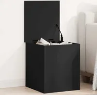 vidaXL Truhe Schwarz 40x42x46 cm Holzwerkstoff