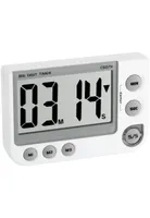 Badezimmer Uhr, LCD Digital Alarm mit wasserdichte Touch Dusche Uhr,  Wasserdichte Timer Thermometer Portable Display Uhr mit Saugnapf für Cookin