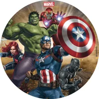 Essbarer Tortenaufsatz „Avengers“, 16 cm