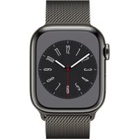 Apple Watch Series 8 Edelstahl Cellular 41mm Graphit (Milanaise graphit) *NEW*