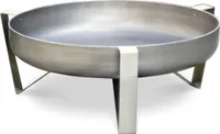 SvenskaV Design-Feuerschale "VOMA", Edelstahl