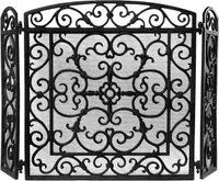 Esschert Design Kaminschutz schwarz; FF27B