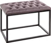 HAKU Möbel Hocker schwarz-anthrazit - Maße: B 60 cm x H 45 cm x T 40 cm; 25827