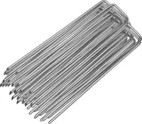 50er Erdanker Heringe Verzinkt 15x2.5cm Bodenanker Erdnagel Erdnägel