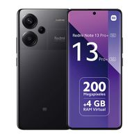 Xiaomi Redmi Note 13 Pro+ 5G 8 GB/256 GB Schwarz (Midnight Black) Dual-SIM