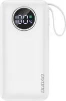 Dudao Powerbank 10000Mah Usb-A / Usb-C 22.5W mit integriertem Lightning Kabel und Usb-C Wei (K15Sw)