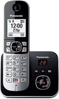 Panasonic KX-TG6861 Strahlungsarmes Schnurlostelefon mit Anrufbeantworter, Rufnummernanzeige, 18h Sprechzeit, 4 Tage Standby, Freisprechfunktion, Babyfon-Funktion, DECT