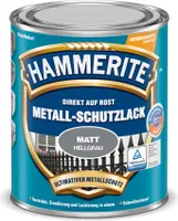 Hammerite Metallschutzlack Matt, Hellgrau, 750 ml