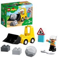 Stavebnica LEGO DUPLO Buldozér 10930, sada mini buldozéra; funk?ná konštruk?ná hra?ka pre deti vo veku od 2 rokov (10 dielov)