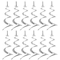 Windspirale Vogelabwehr im 24er Set Reflektierend Vogelschreck Spirale Windspiel 