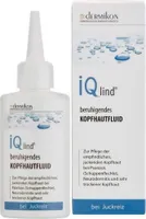 iQlind beruhigendes Kopfhautfluid zur Pflege der empfindlichen, juckenden Kopfhaut bei Psoriasis (Schuppenflechte), Neurodermitis und sehr trockener Kopfhaut, 50 ml Lösung