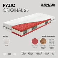 Benab Fyzio Original 25 Matrac 200 x 200 cm