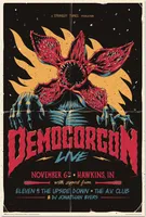 Stranger Things Poster Demogorgon Live