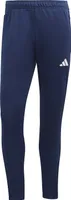 adidas Trainingshose Herren im 3 Streifen Design und verschließbaren Taschen, Größe:L, Farbe:Blau
