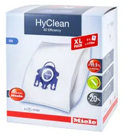 Miele XL Pack 8 GN HyClean Staubbeutel, Staubsaugerbeutel 3D Efficiency Maxipack, 4 Filter - Nr.: 10455000
