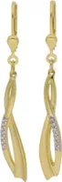 JuwelmaLux Ohrhänger 585 Gold mit Zirkonia JL30-06-1805