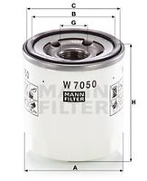 MANN-FILTER Ölfilter (W 7050) für Transit V363 FORD PEUGEOT Boxer CITROEN