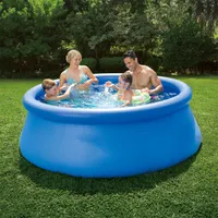 für Kinder für den Haushalt Ozeanball Judsiansl Aufblasbarer Pool 1 Stück zum Angeln rechteckig Familie PVC 