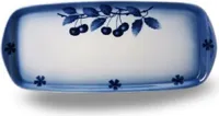 Thun 1794 Tablett, tschechisches Porzellan, 35 cm, kirschblau, Thun