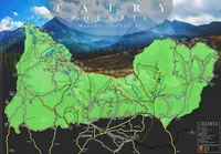 Stieracia mapa Poľské Tatry