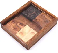 Platzwechsel - sehr anspruchsvolles Schiebepuzzle aus Holz