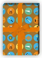 Werkzeug Geschenkpapier für Bastler und Handwerker  - G8494, 32 x 48cm