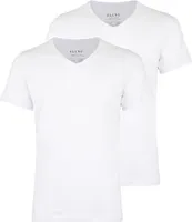 Blend Shirt Einfarbige T-Shirts im 2 Pack mit V-Neck, ohne Aufdruck in Regular Fit